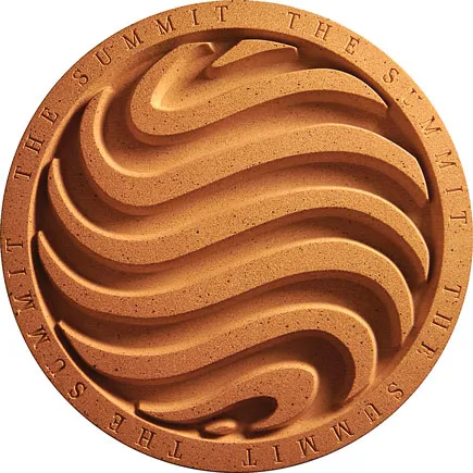 The Summit Sierra | Sparks, NV | Architect: Quality Tile & Marble | Design(s) Shown: Summit Logo Medallion