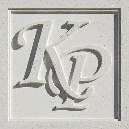 Kansas Plaza Retail Center | Springfield, MO | Architect: Mitchell Drywall | Design(s) Shown: Kansas Plaza Logo Medallion