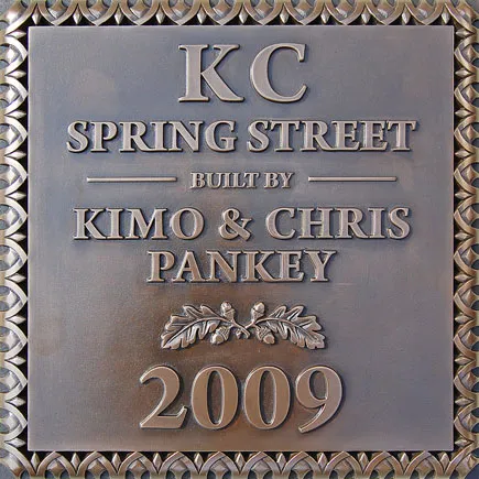 KC Spring Street | San Luis Obispo, CA | Architect: Steven D. Pults, AIA & Associates | Design(s) Shown: KC Spring Street Plaque