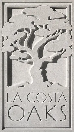La Costa Oaks | Carlsbad, CA | Architect: Gillespie Design Group | Design(s) Shown: La Costa Oaks Plaque