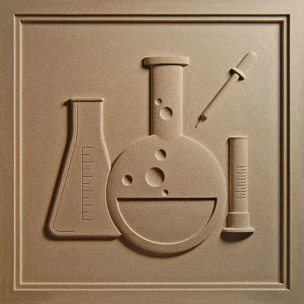 Kelly Middle School | Hartford, CT | Architect: Connecticut Mason Contractors, Inc. | Design(s) Shown: Beakers Medallion
