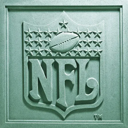 NFL | City & State: N/A | Architect: N/A | Design(s) Shown: NFL Logo Medallion
