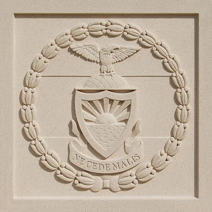 Ne Cede Malis | Bronx, NY | Architect: Fordham Bedford Housing Corporation | Design(s) Shown: North Boulevard Town Square Medallion
