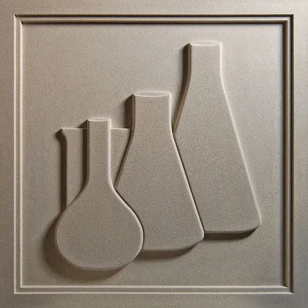 Lewis University Science Addition | Romeoville, IL | Architect: Cyberdyne Masonry | Design(s) Shown: Beakers Medallion