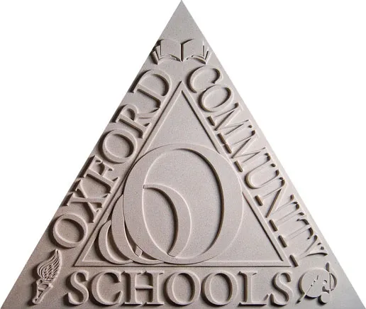 Oxford Schools Lakeville & Leonard | Oxford, MI | Architect: Leo Matz Construction | Design(s) Shown: Oxford Schools Logo