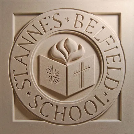 St. Anne's Belfield School | Charlottesville, VA | Architect: English Construction | Design(s) Shown: St. Anne's Belfield School Seal