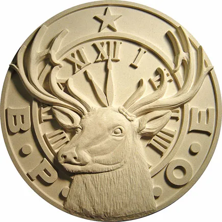 BPOE Lodge | Concord, CA | Architect: Taber Construction | Design(s) Shown: BPOE Elk Medallion
