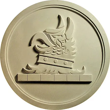 Delaware Armory National Guard | Wyoming, DE | Architect: Wyoming Concrete | Design(s) Shown: National Guard Griffon Medallion