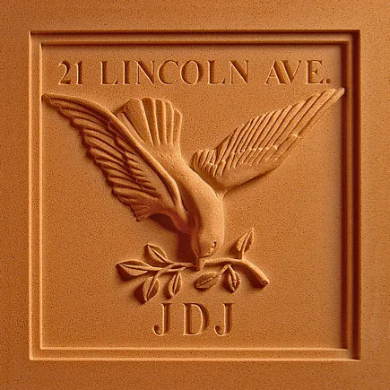 Blauvelt Residence | Nutley, NJ | Architect: Blauvelt Residence | Design(s) Shown: Dove w/Olive Branch Medallion