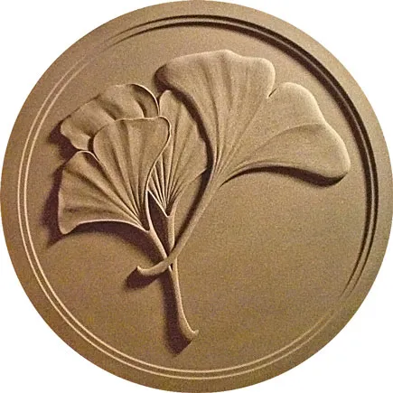 Dr. James Nass Office | Elkhart Lake, WI | Architect: Hometown Building | Design(s) Shown: Leaves Medallion