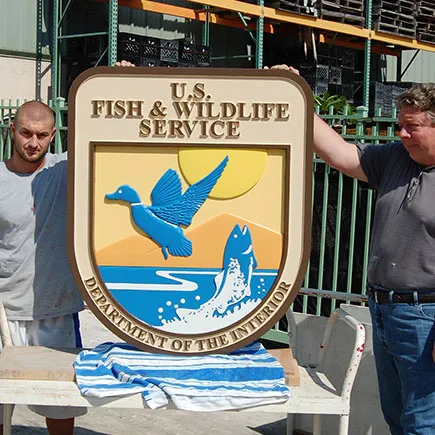 U.S. Fish & Wildlife Visitor Center | Boqueron, PR | Architect: LMD Construction & Maintenance | Design Shown: US Fish & Wildlife Seal