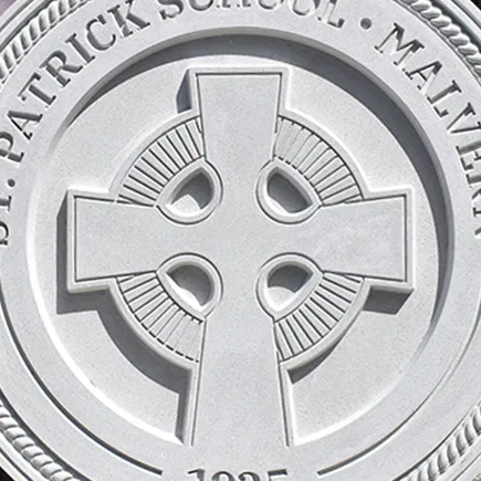 St. Patrick Parish | Malvern, PA | Architect: Voveo Marketing Group | Design(s) Shown: St. Patrick School Logo