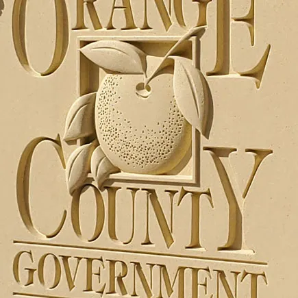 70) I-4 Ultimate Project | Orlando, FL | Architect: Skanska, Granite, Lane, Joint Venture | Design(s) Shown: Orange County Logo