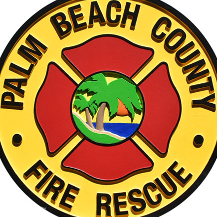 Palm Beach Fire Station N.49 | Jupiter, FL | Baron Sign Manufacturing | Design Shown: Palm Beach Fire Station N.49 Maltese Cross
