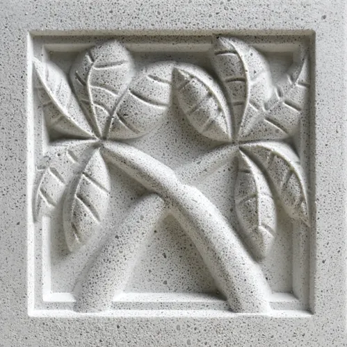 A 4 inch Palmate sample medallion