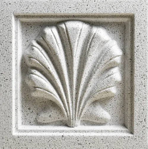 A 4 inch Scallop sample medallion