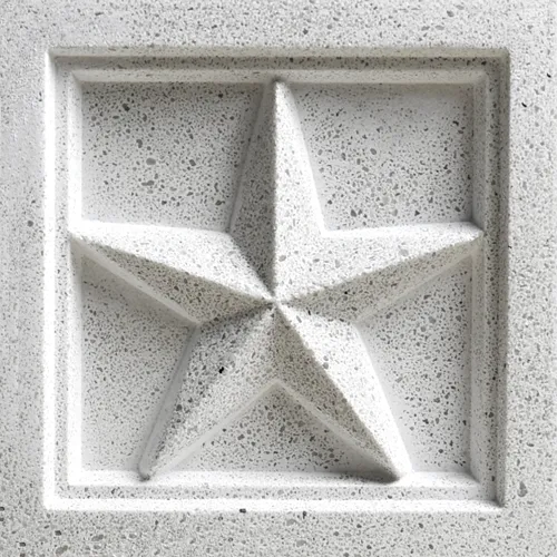A 4 inch Star sample medallion