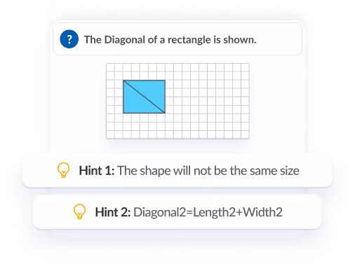 A blue triangle is shown on a grid. - ASSISTments Images