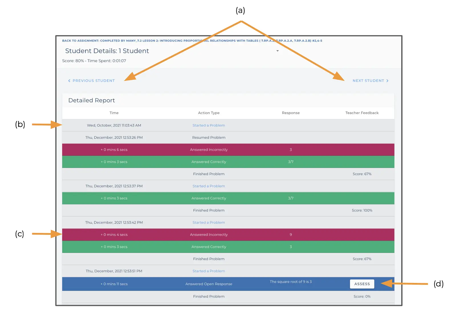 Student Details: 1 Student Image