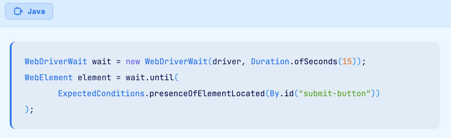Explicit Waits Instead of Implicit Waits
