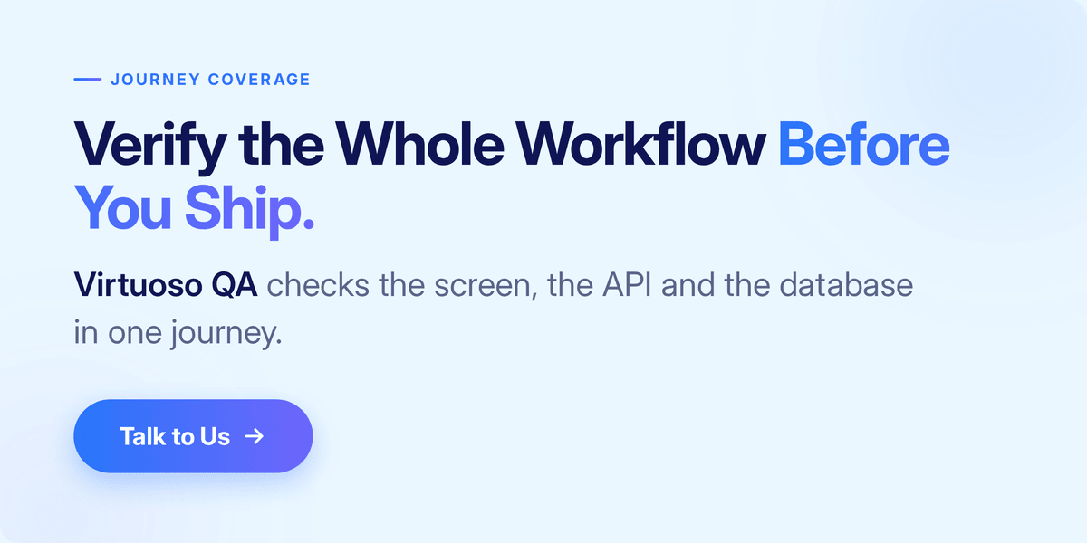 Verify The Workflow Before You Ship - CTA Banner