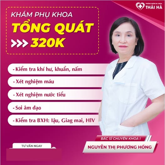 Ưu đãi gói khám phụ khoa tổng quát