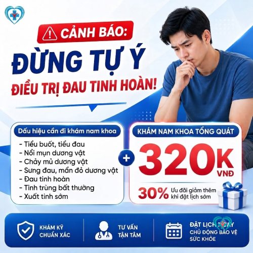 Đau tinh hoàn khám ở đâu hà nội