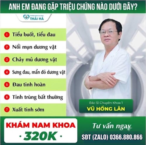 Ưu đãi khám đau tinh hoàn