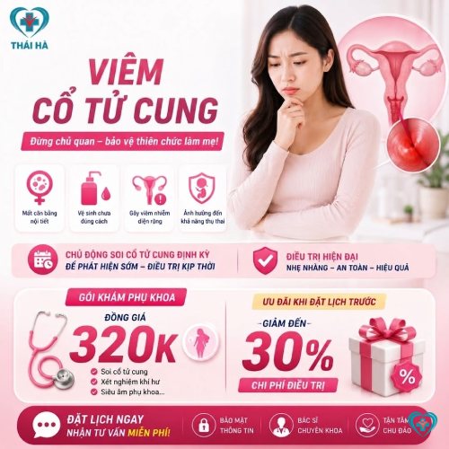 viêm cổ tử cung có thai được không