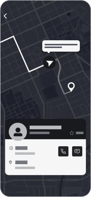 Pri shopa mobile screen – tracking wireframe