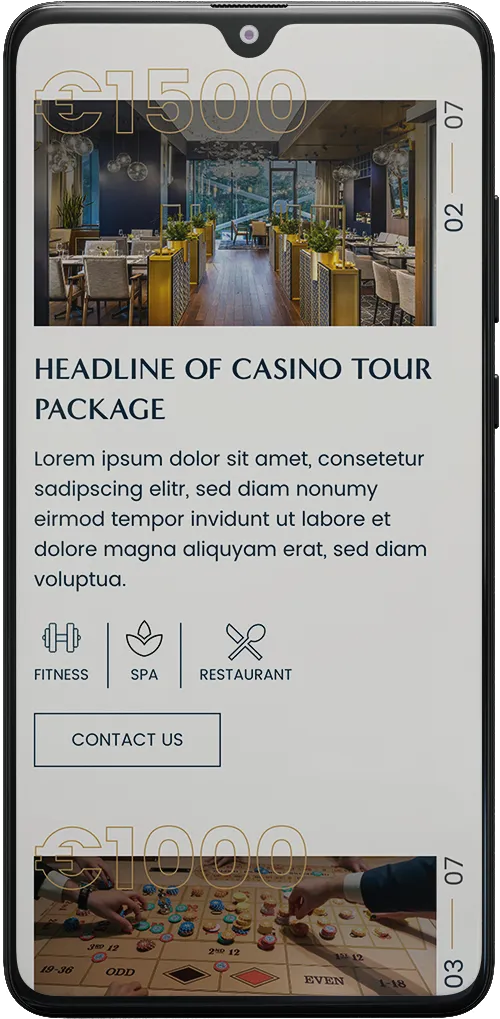 Palms Merkur Royale Casino mobile screen – offer
