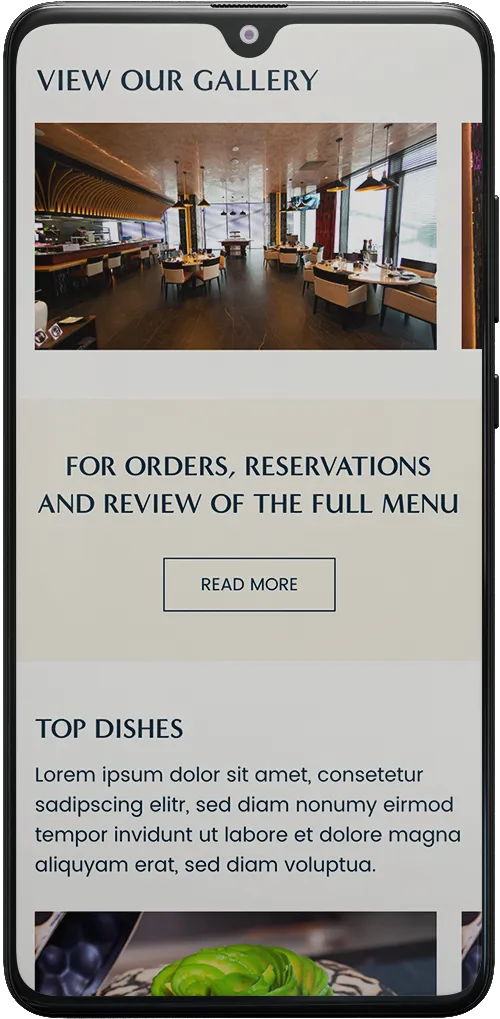 Palms Merkur Royale Casino mobile screen – restaurant gallery