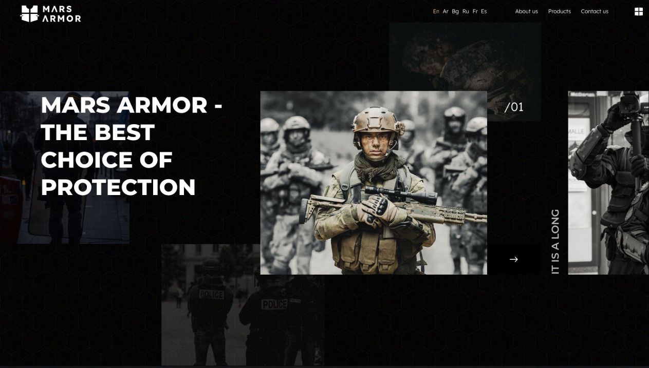 Mars Armor hero image