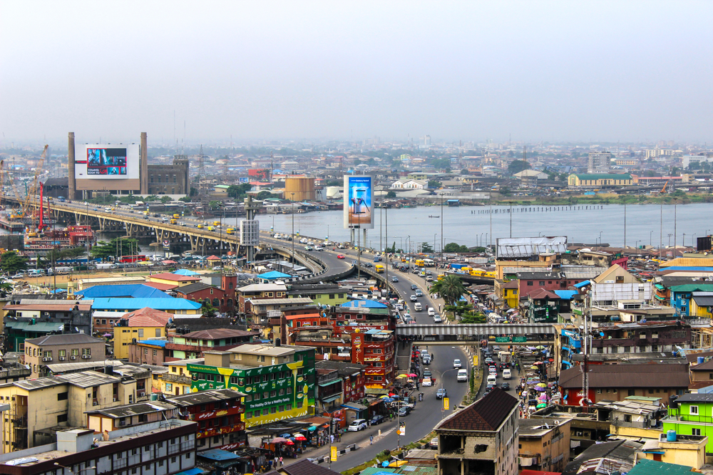 The colourful and busy landscape of Lagos