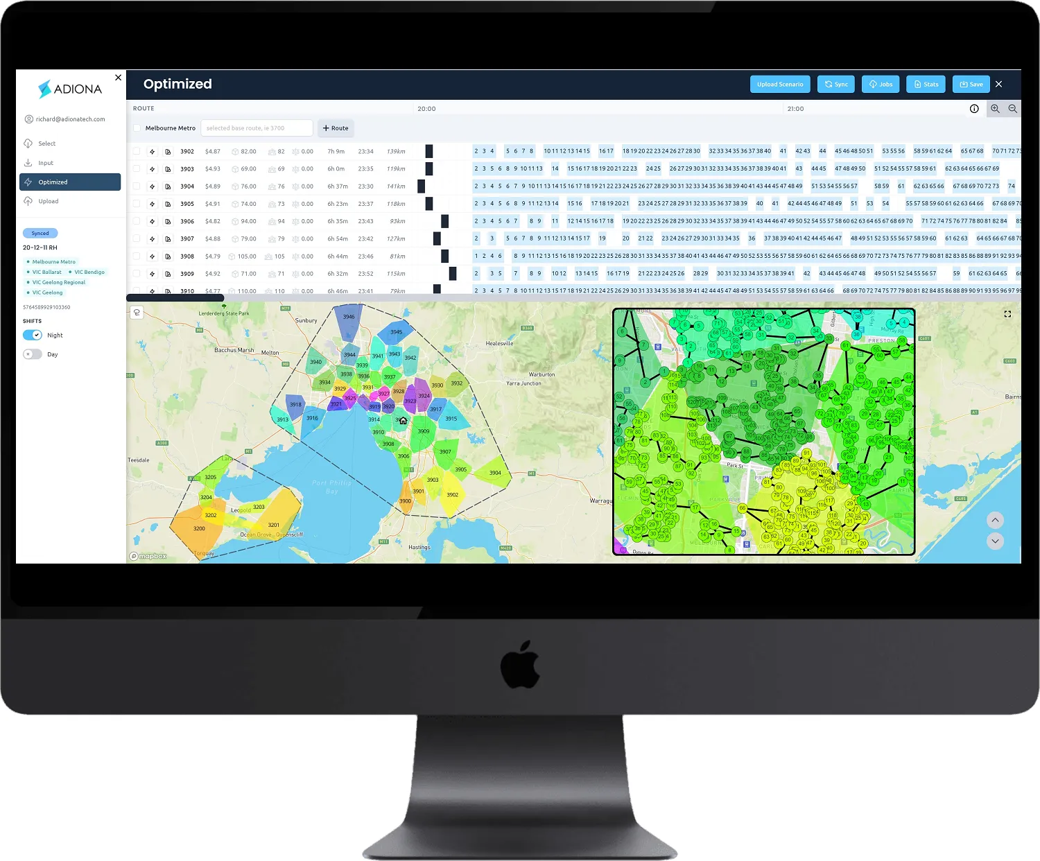 Adiona FlexOps Command user interface