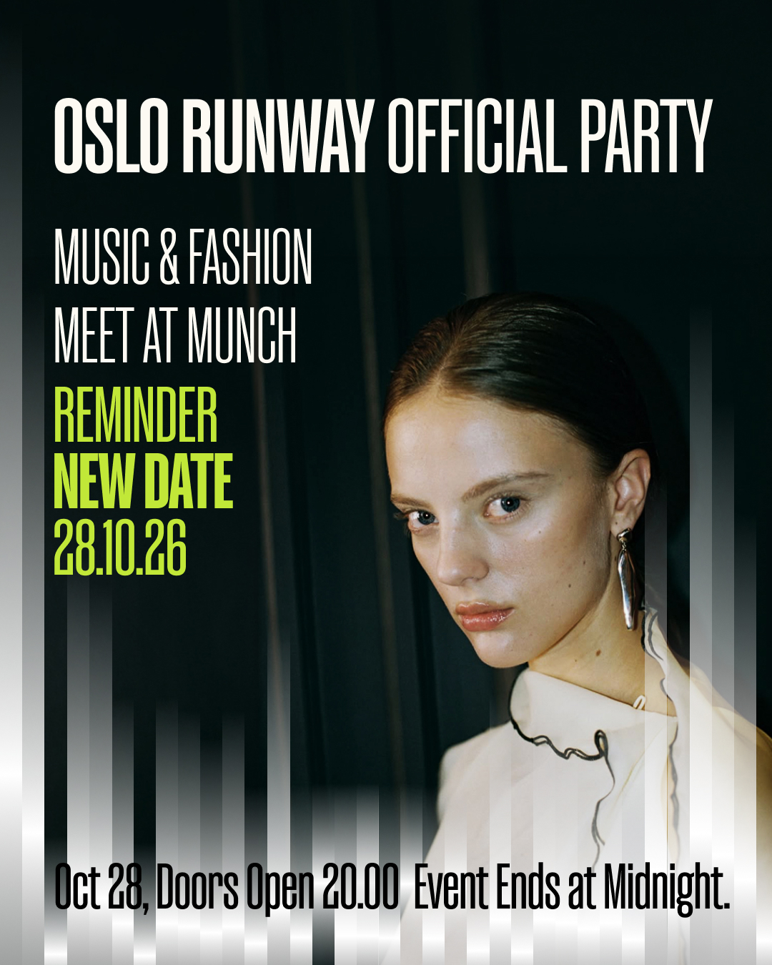 NEW DATE: The Official Party at MUNCH postponed to October 28
