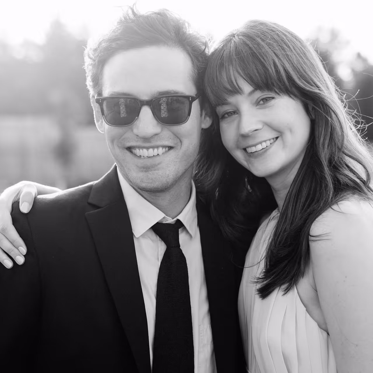 engaged couple in Ottawa Dominion Arboretum photo session