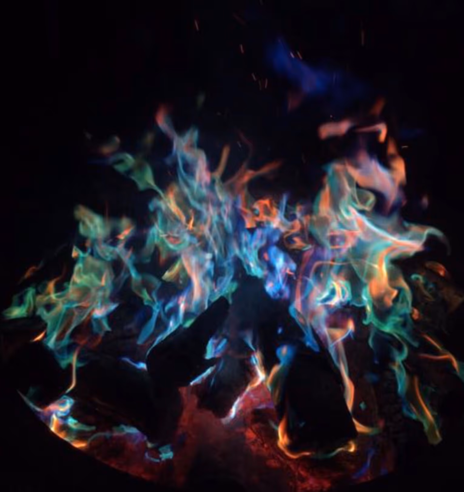 Colored Flames