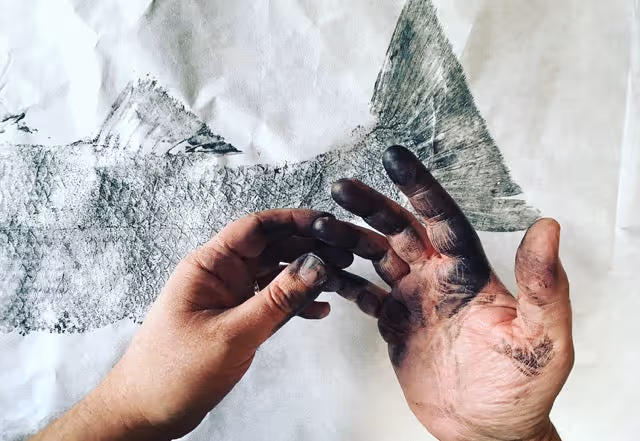 Nate Garrett — Gyotaku Artist