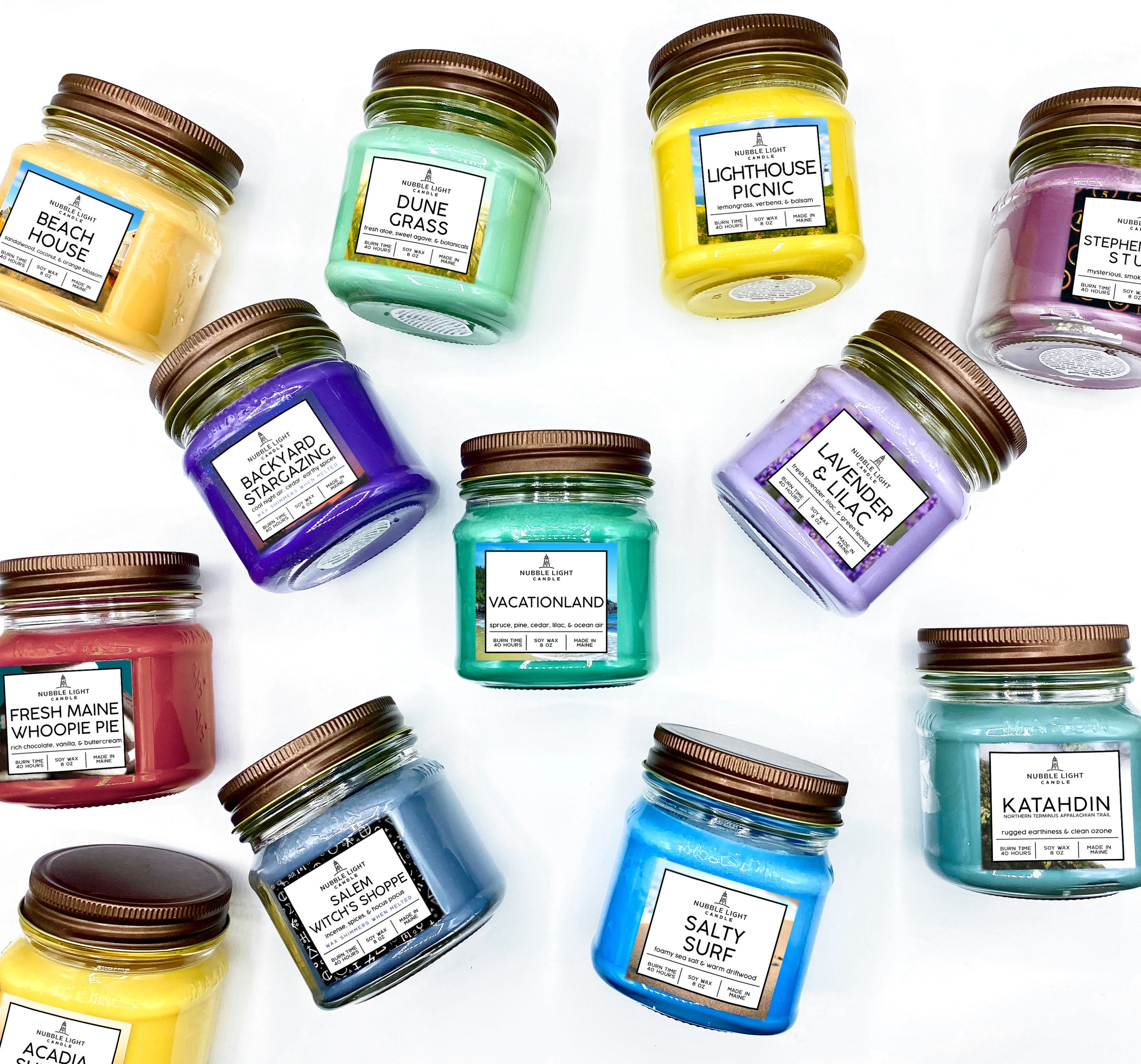 Nubble Light Candle — The Maine Field Guide