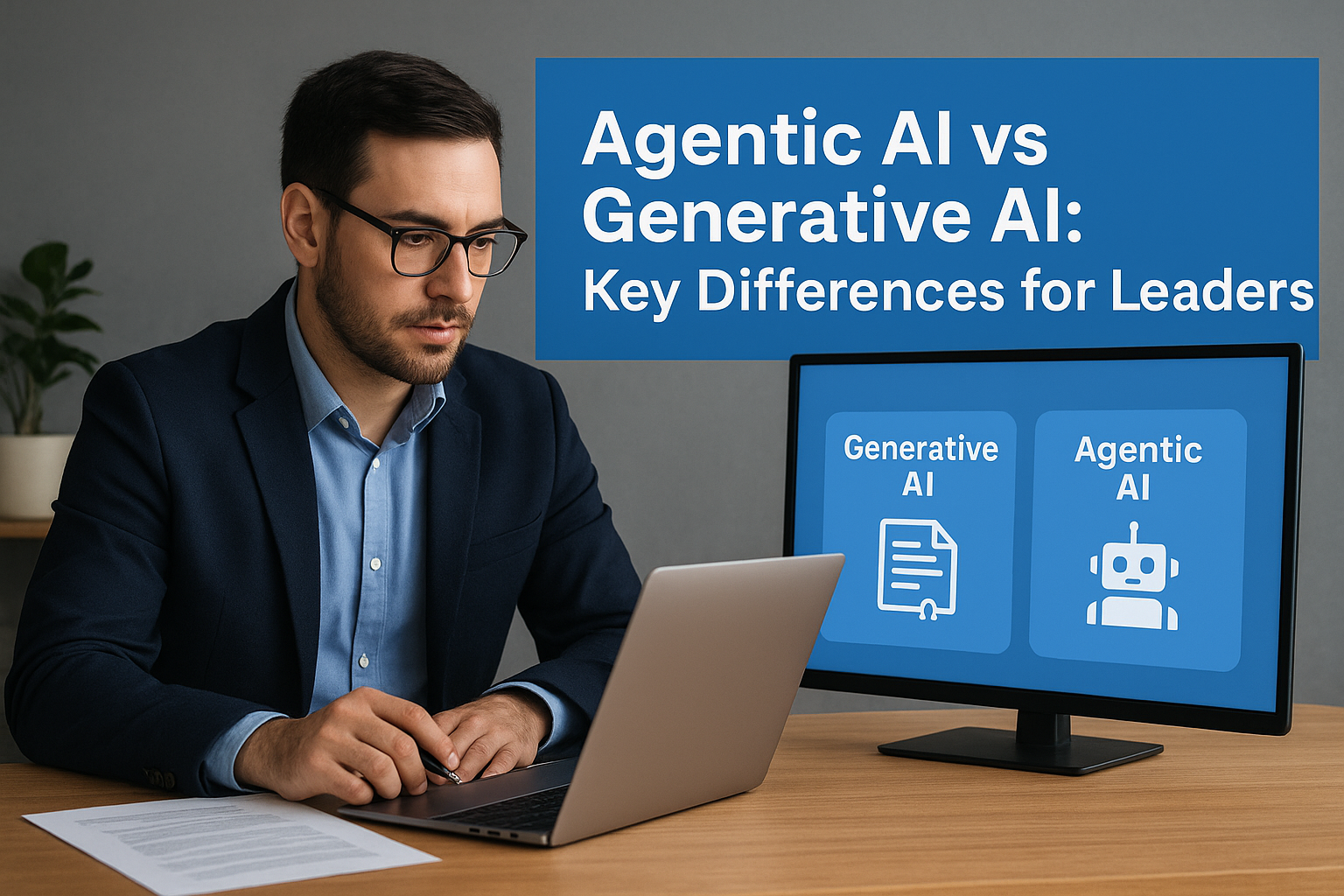 Agentic AI vs Generative AI: Key Differences for Leaders