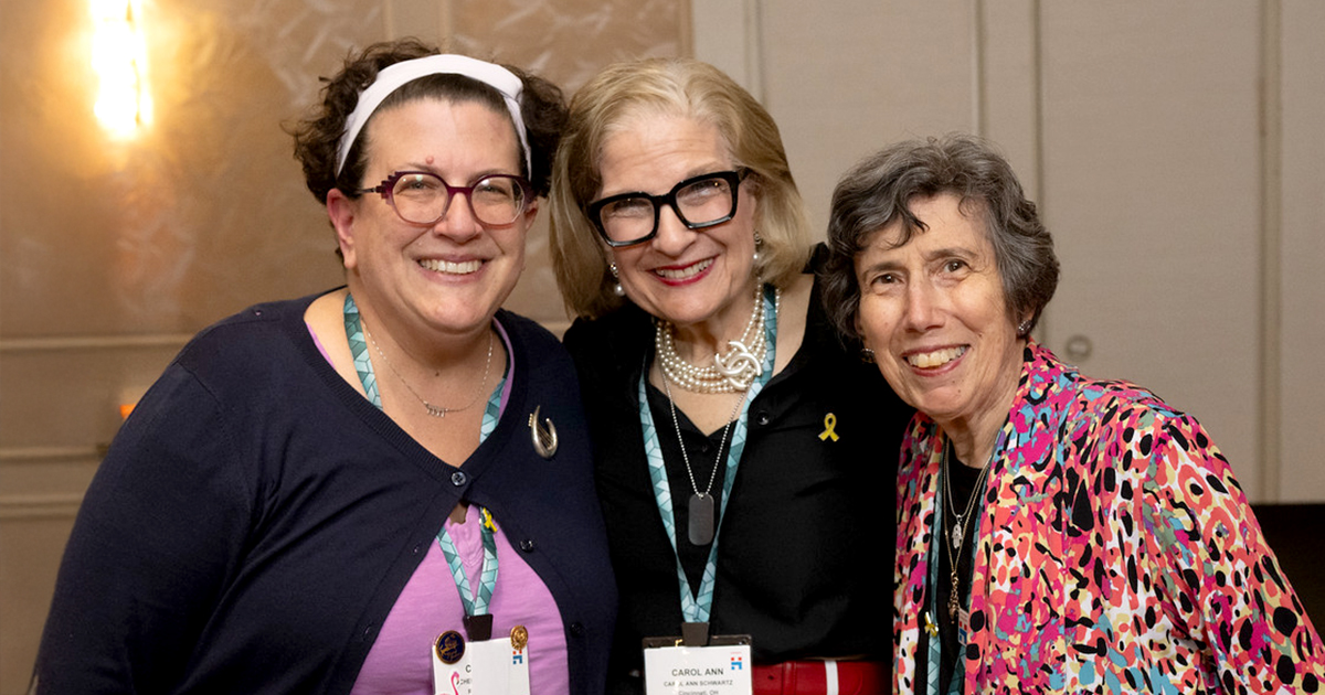 Cheryl Hanson, Carol Ann Schwartz and Carole Wilson