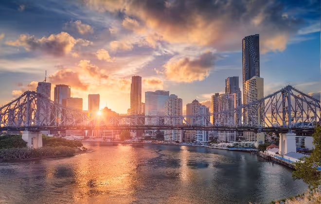 A bustling city with a relaxed Queensland vibe
