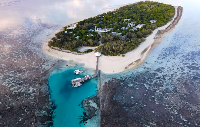 Immerse yourself in nature on a remote coral cay