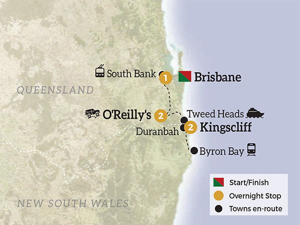 O'Reilly's Rainforest Retreat, Kingscliff & Byron Bay