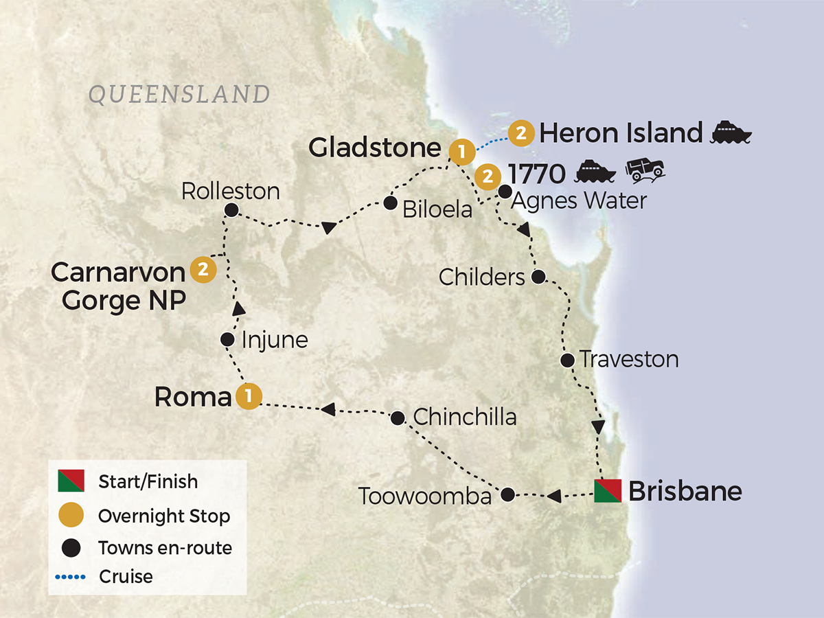 Carnarvon Gorge Canyons & Heron Island Coral Cay