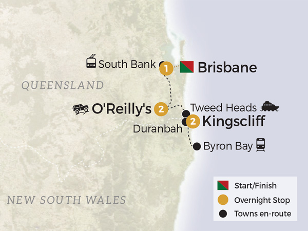 O'Reilly's Rainforest Retreat, Kingscliff & Byron Bay