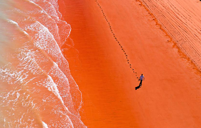 Where the red dirt meets the ocean