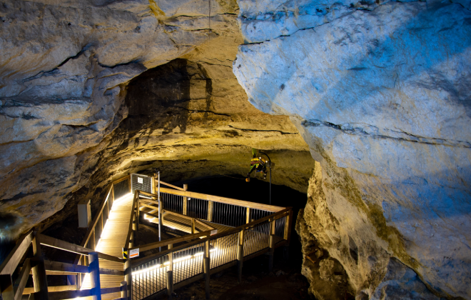 Journey to blue lakes, ancient caves, and gardens