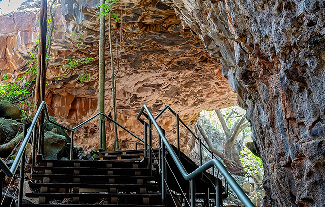 Walk through Australia’s ancient volcanic world